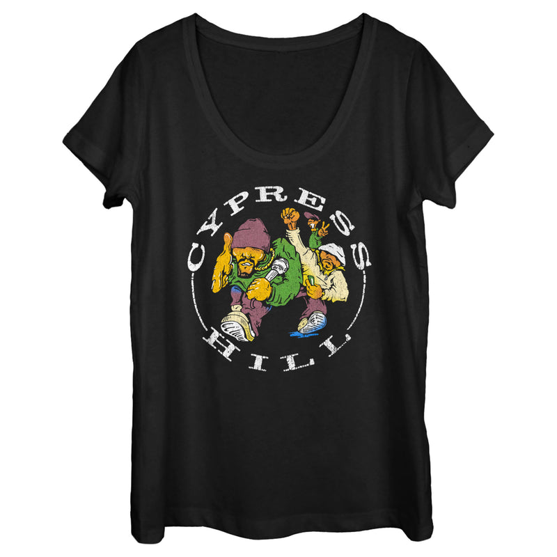 Women's Cypress Hill 90s Distressed Logo T-Shirt