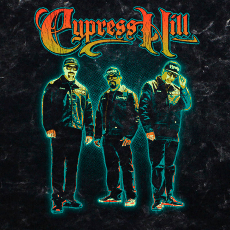 Junior's Cypress Hill Retro Trio Logo T-Shirt