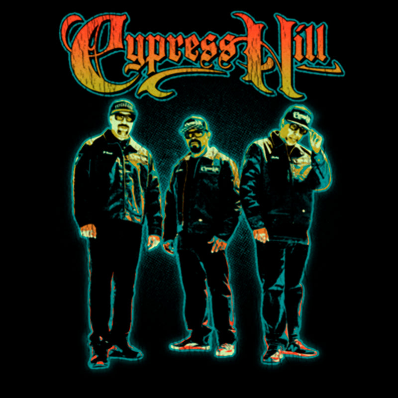 Women's Cypress Hill Distressed Trio Logo T-Shirt