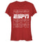 Girl's ESPN White Logo Stack T-Shirt