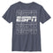 Boy's ESPN White Logo Stack T-Shirt