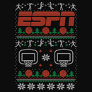 Men's ESPN Basketball Christmas Sweater Long Sleeve Shirt