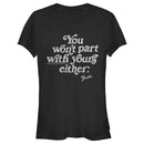Junior's Fender You Won't Part With Yours T-Shirt