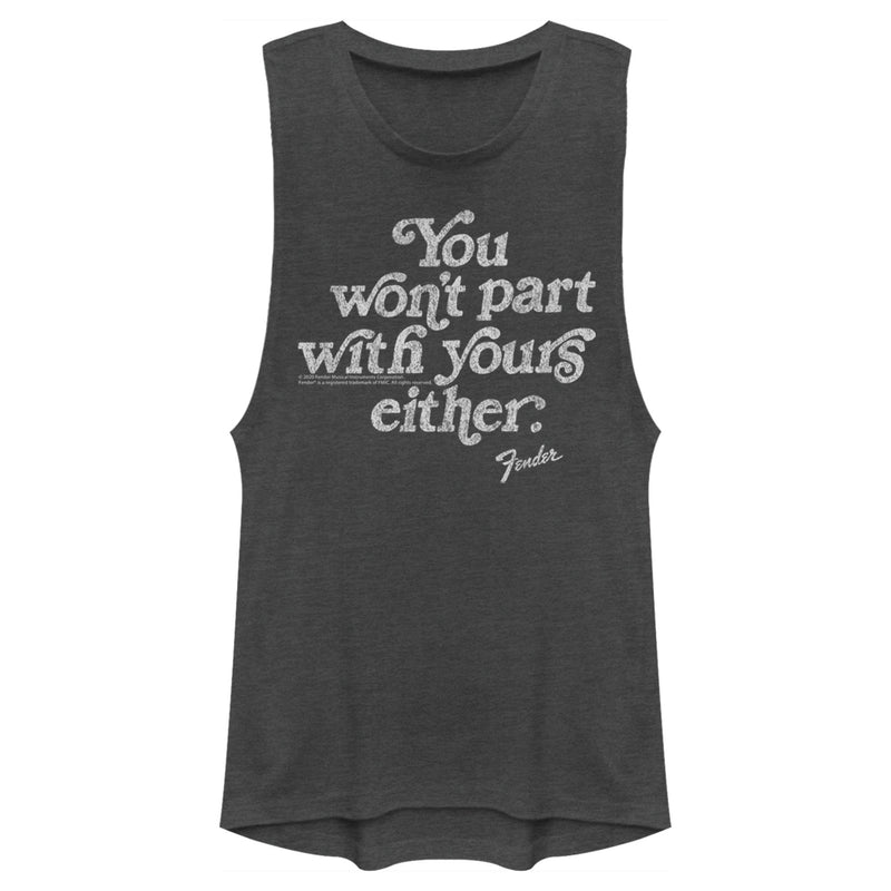 Junior's Fender You Won't Part With Yours Festival Muscle Tee