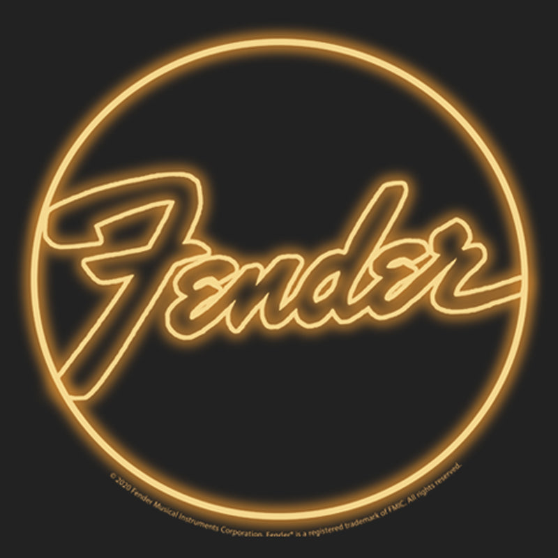Junior's Fender Neon Logo Festival Muscle Tee