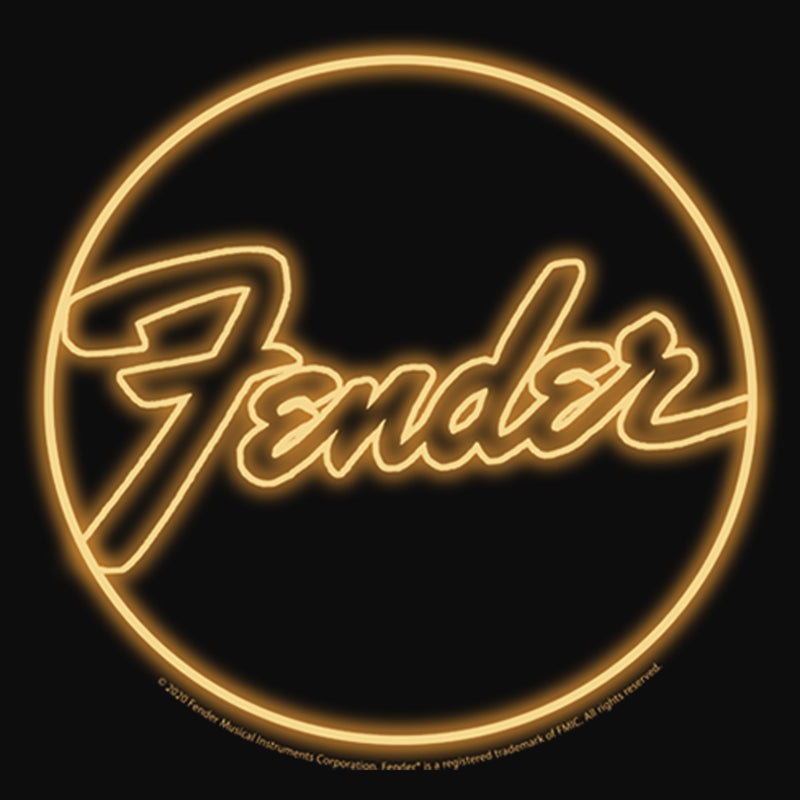 Junior's Fender Neon Logo Racerback Tank Top