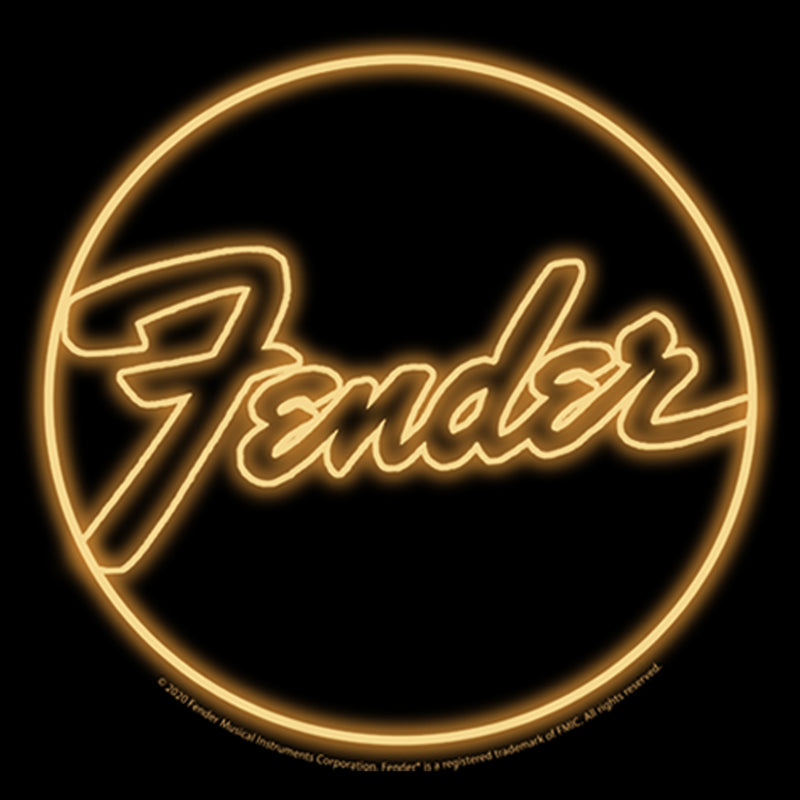 Men's Fender Neon Logo Pull Over Hoodie