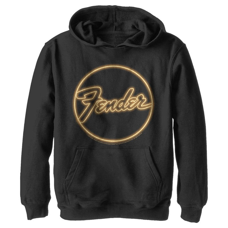 Boy's Fender Neon Logo Pull Over Hoodie