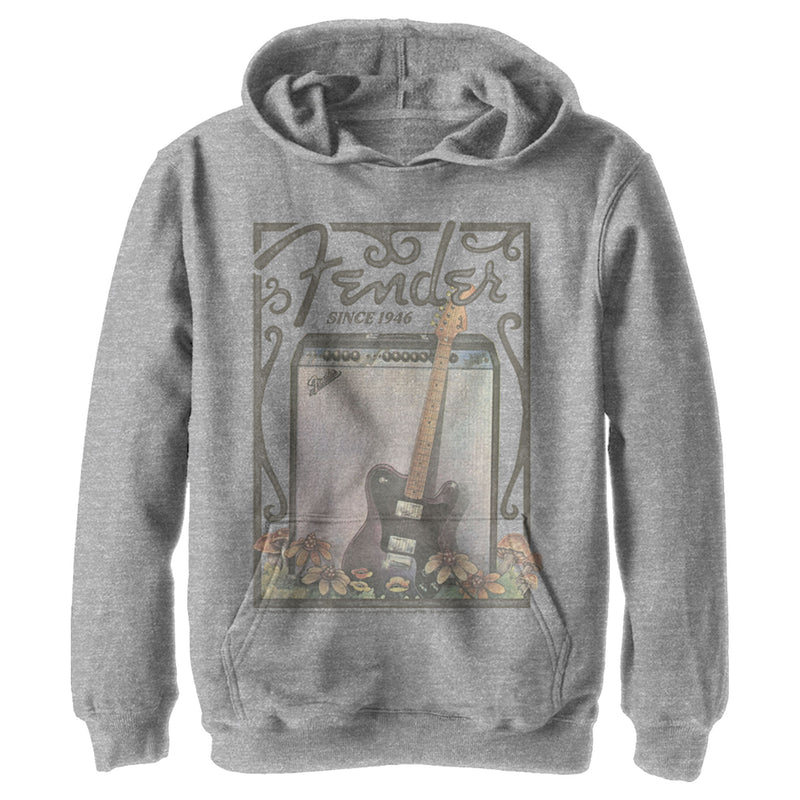 Boy's Fender Since 1946 Retro Poster Pull Over Hoodie