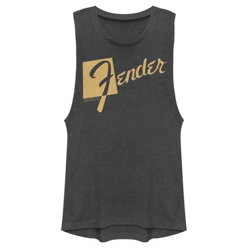 Junior's Fender Retro Logo Festival Muscle Tee