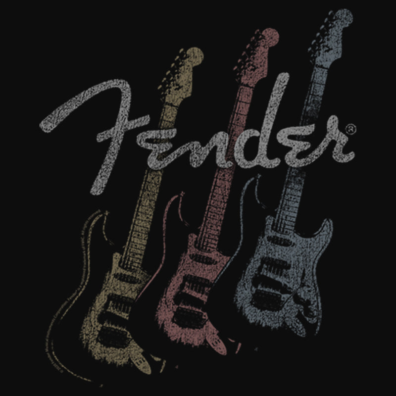 Junior's Fender Triple Fret Logo Racerback Tank Top