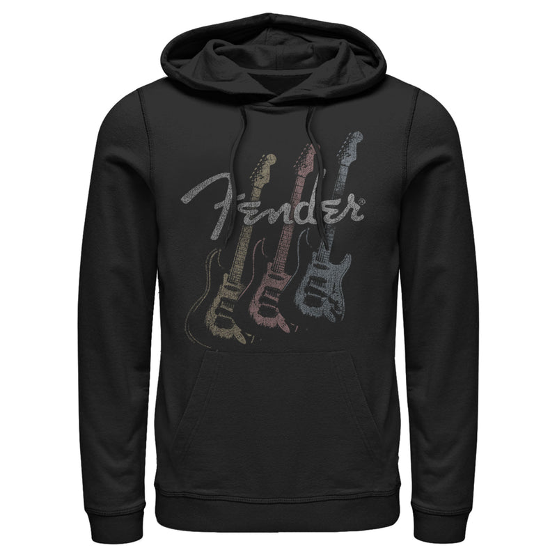Men's Fender Triple Fret Logo Pull Over Hoodie