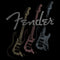 Boy's Fender Triple Fret Logo T-Shirt