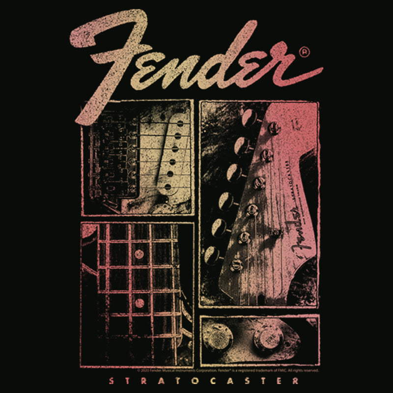 Men's Fender Sunburst Stratocaster T-Shirt