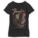 Girl's Fender Sunburst Stratocaster T-Shirt