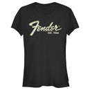 Junior's Fender Distressed Logo T-Shirt