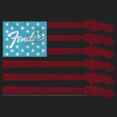 Junior's Fender Guitar Flag Logo Festival Muscle Tee