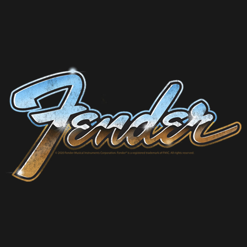 Girl's Fender Chrome Logo T-Shirt