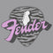 Boy's Fender Tiger Print Guitar Pick Logo T-Shirt