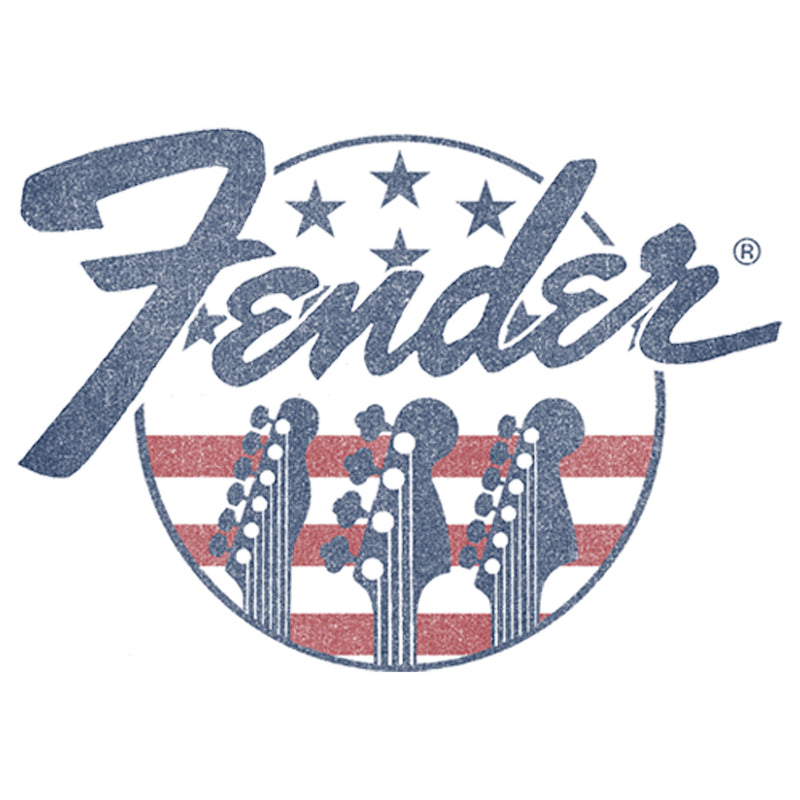 Girl's Fender Stars and Stripes Logo T-Shirt