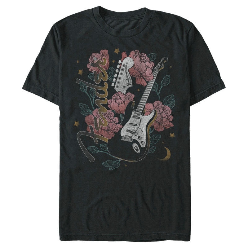 Men's Fender Floral Stratocaster T-Shirt