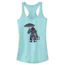 Junior's Fortnite Raven Float On Racerback Tank Top