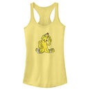 Junior's Fortnite Peely Peace Sign Racerback Tank Top