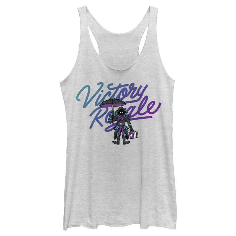 Women's Fortnite Raven Victory Royale Racerback Tank Top