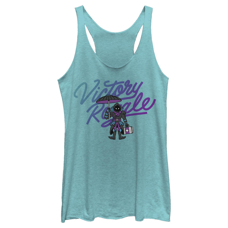 Women's Fortnite Raven Victory Royale Racerback Tank Top