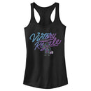 Junior's Fortnite Victory Royale Raven Float On Racerback Tank Top