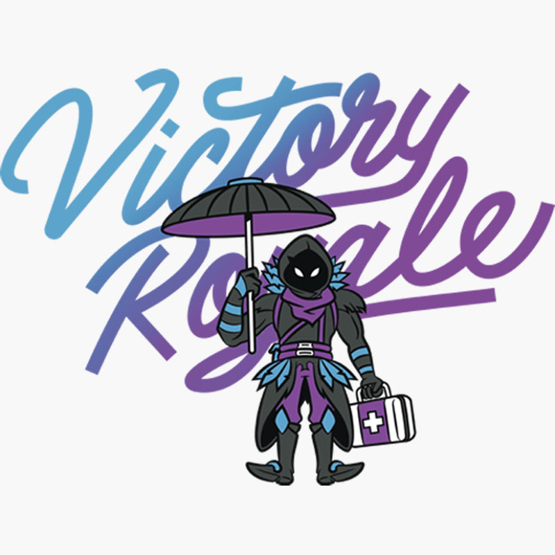 Women's Fortnite Victory Royale Raven Float On T-Shirt