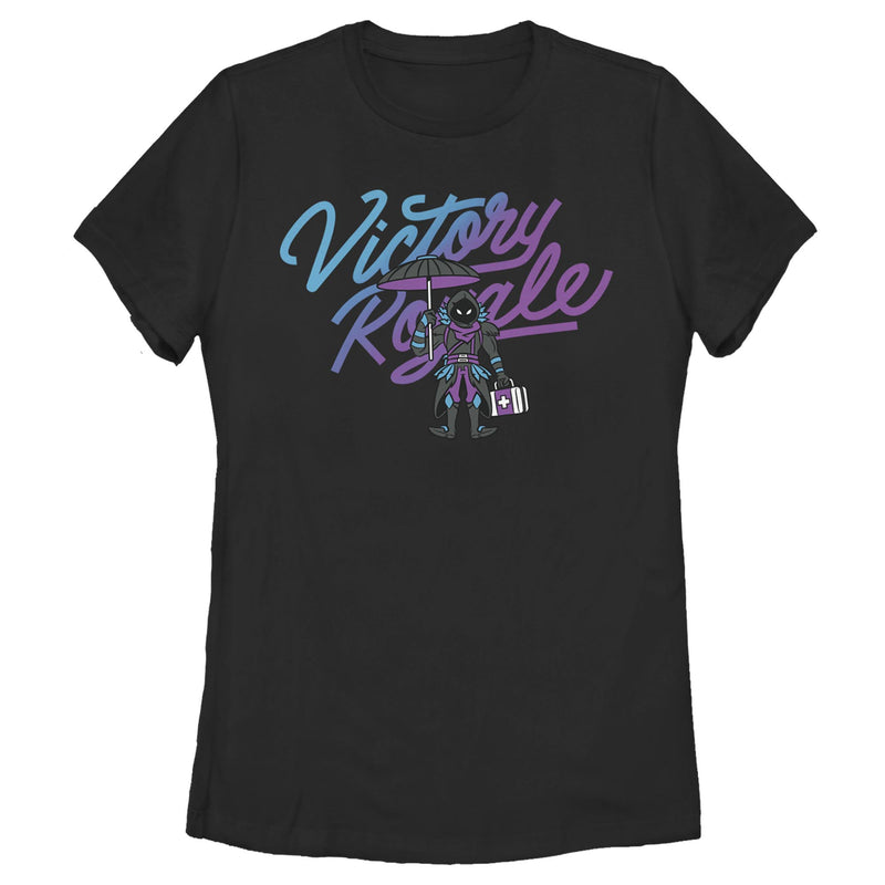 Women's Fortnite Victory Royale Raven Float On T-Shirt