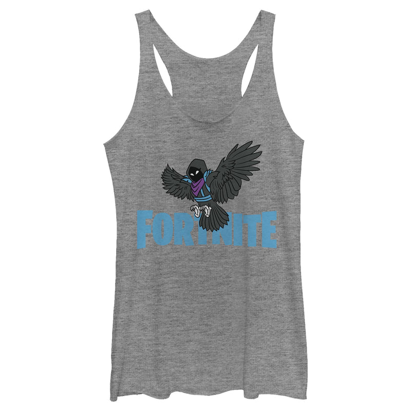 Women's Fortnite Raven Logo Racerback Tank Top