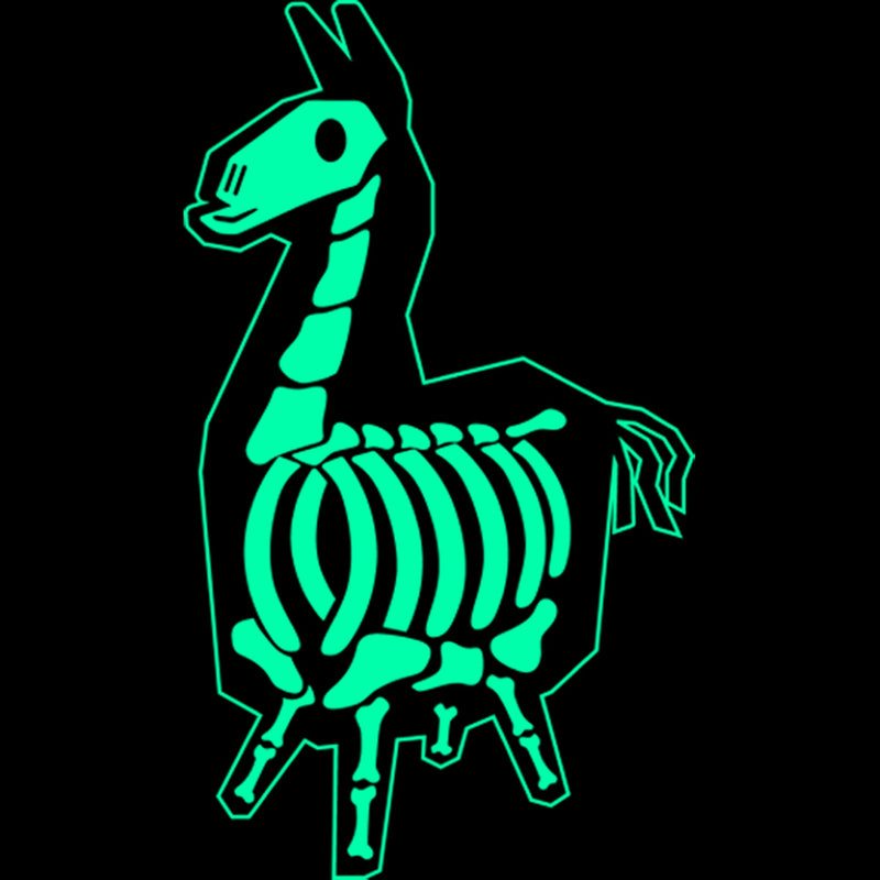 Men's Fortnite Victory Llama X-Ray T-Shirt