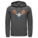 Men's Fortnite Yarn Lifter Meowscles Pull Over Hoodie