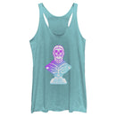 Women's Fortnite Skull Trooper All Hail Glow Racerback Tank Top