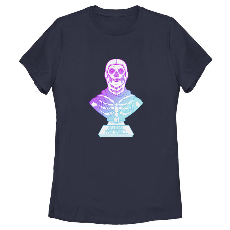 Women's Fortnite Skull Trooper All Hail Glow T-Shirt