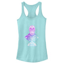 Junior's Fortnite Skull Trooper All Hail Glow Racerback Tank Top