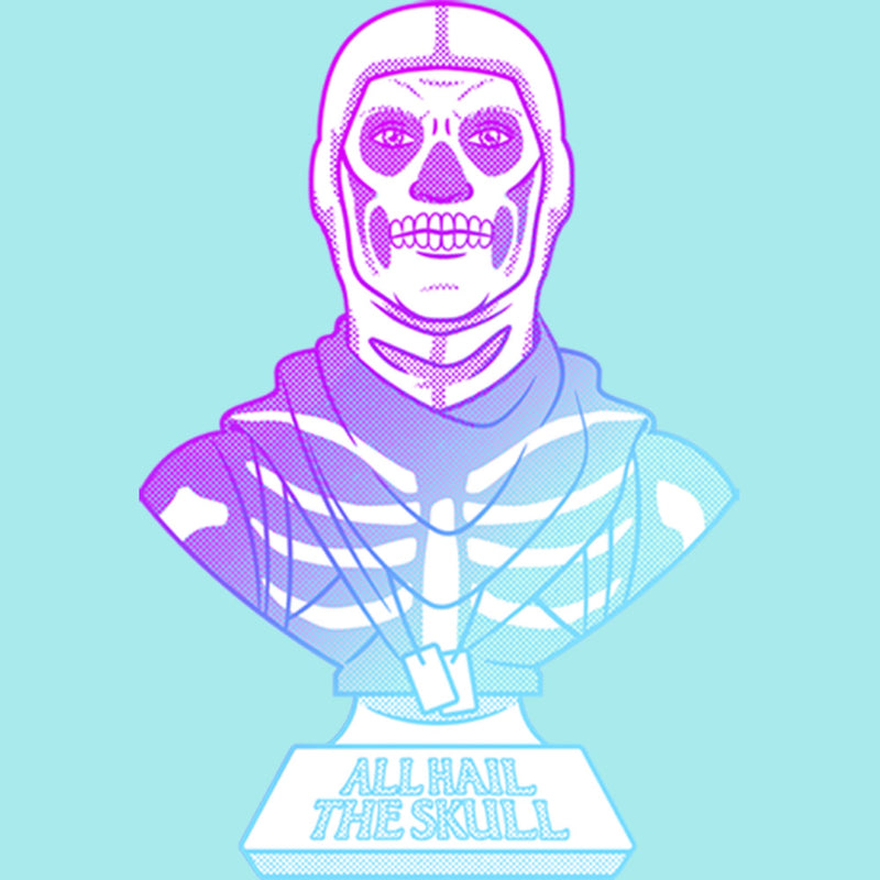 Junior's Fortnite Skull Trooper All Hail Glow Racerback Tank Top