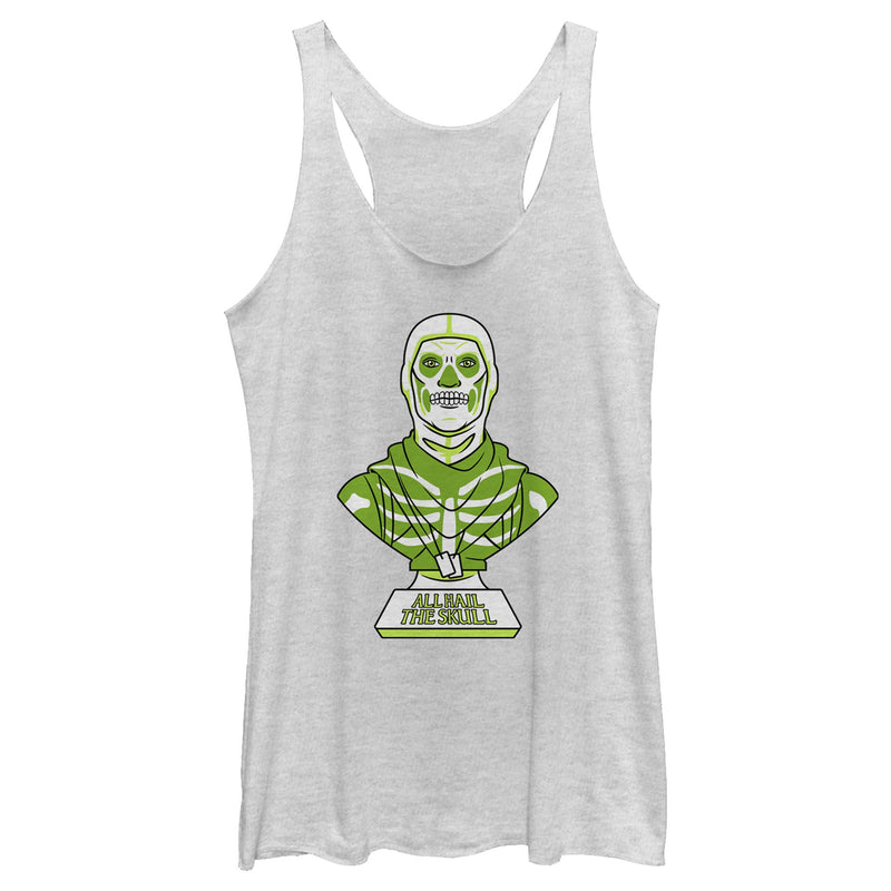 Women's Fortnite All Hail the Skull Racerback Tank Top