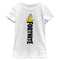 Girl's Fortnite Peely Peace Sign Vertical Logo T-Shirt