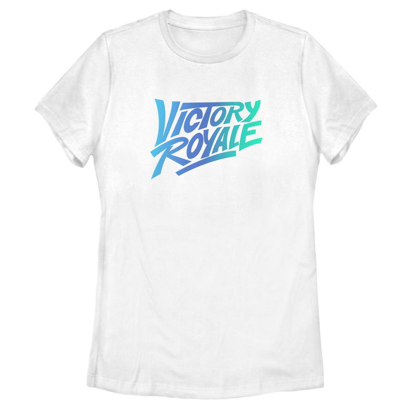 Women's Fortnite Victory Royale Gradient Logo T-Shirt