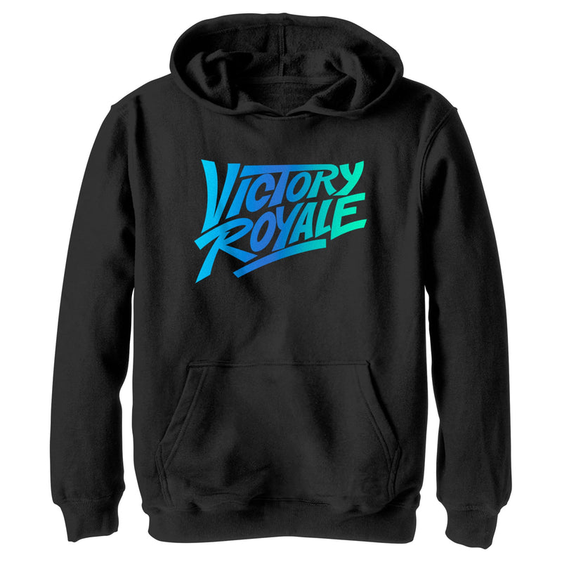 Boy's Fortnite Victory Royale Gradient Logo Pull Over Hoodie