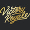 Women's Fortnite Victory Royale Gold Script Racerback Tank Top