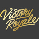 Women's Fortnite Victory Royale Gold Script T-Shirt