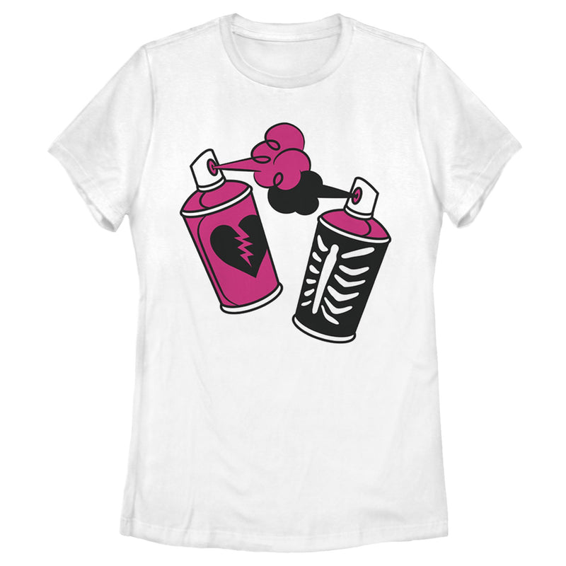 Women's Fortnite Spray Can Graffiti T-Shirt