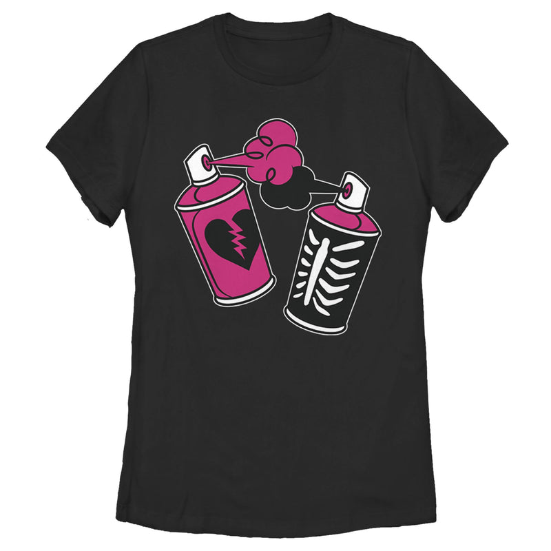 Women's Fortnite Spray Can Graffiti T-Shirt