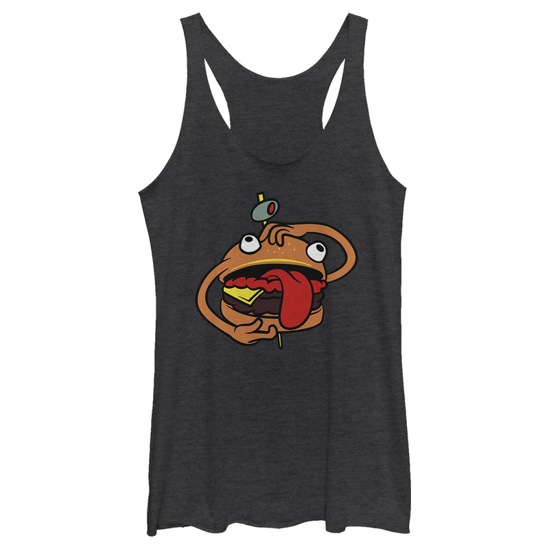 Women's Fortnite Durr Burger Racerback Tank Top