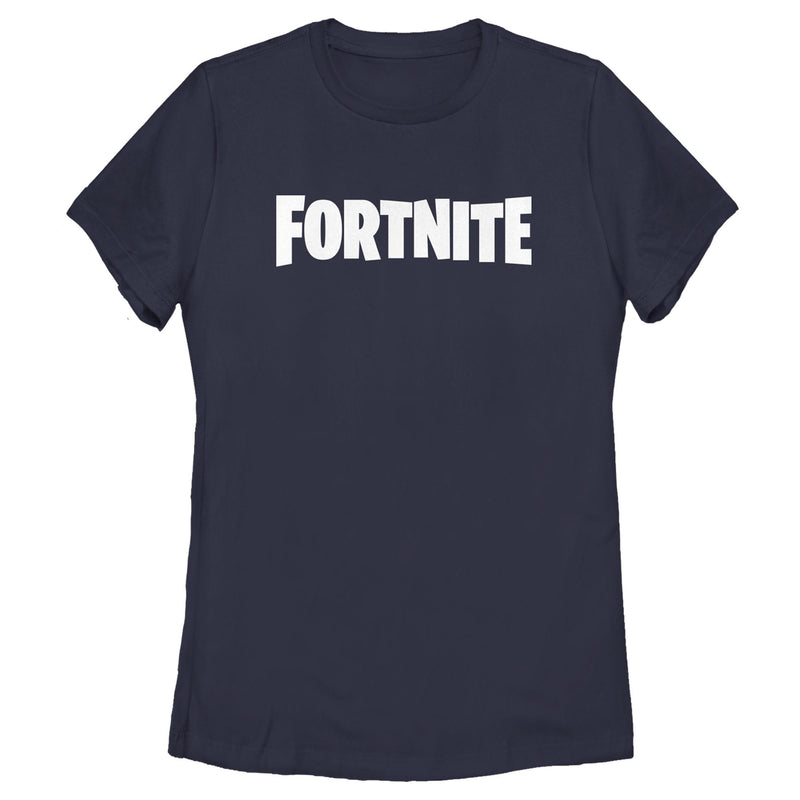 Women's Fortnite Classic White Logo T-Shirt