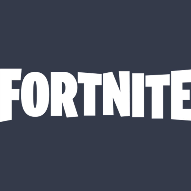 Junior's Fortnite Classic White Logo Racerback Tank Top